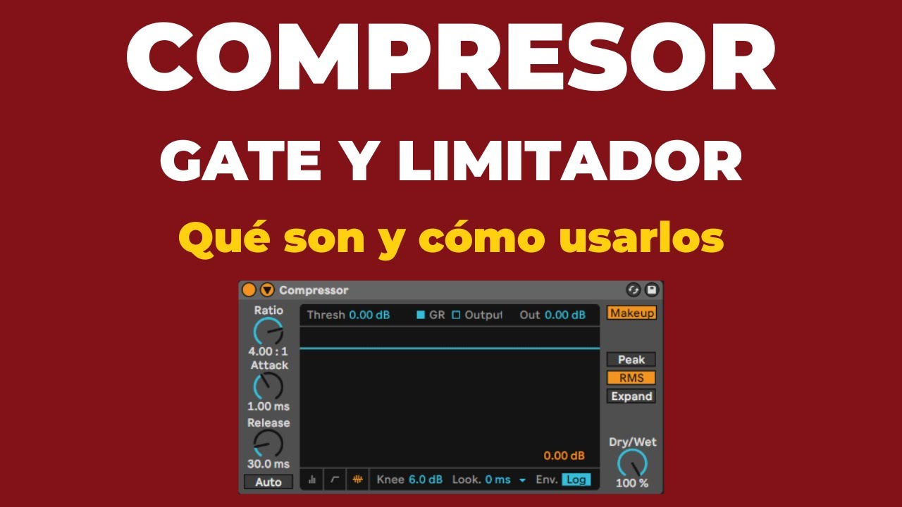 Compresor de Audio, Limitador, Noise Gate: Qué Son, Cómo Funcionan y Cómo Usarlos