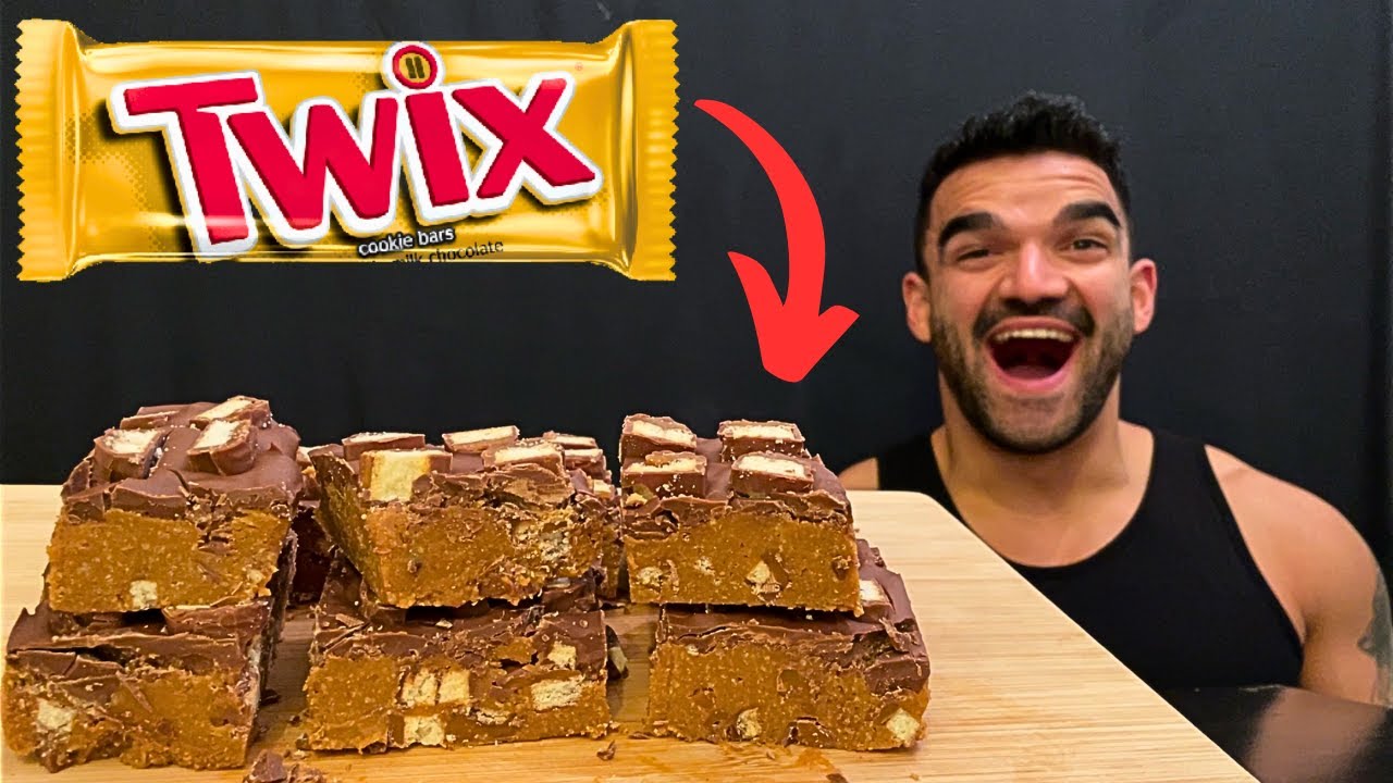 TWIX CHOCOLATE CARAMEL SLICES, CARAMEL CAKE, CHOCOLATE CAKE, ASMR MUKBANG