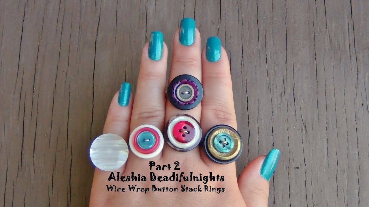 Wire Wrap Button Stack Ring Wirework Tutorial Part 2