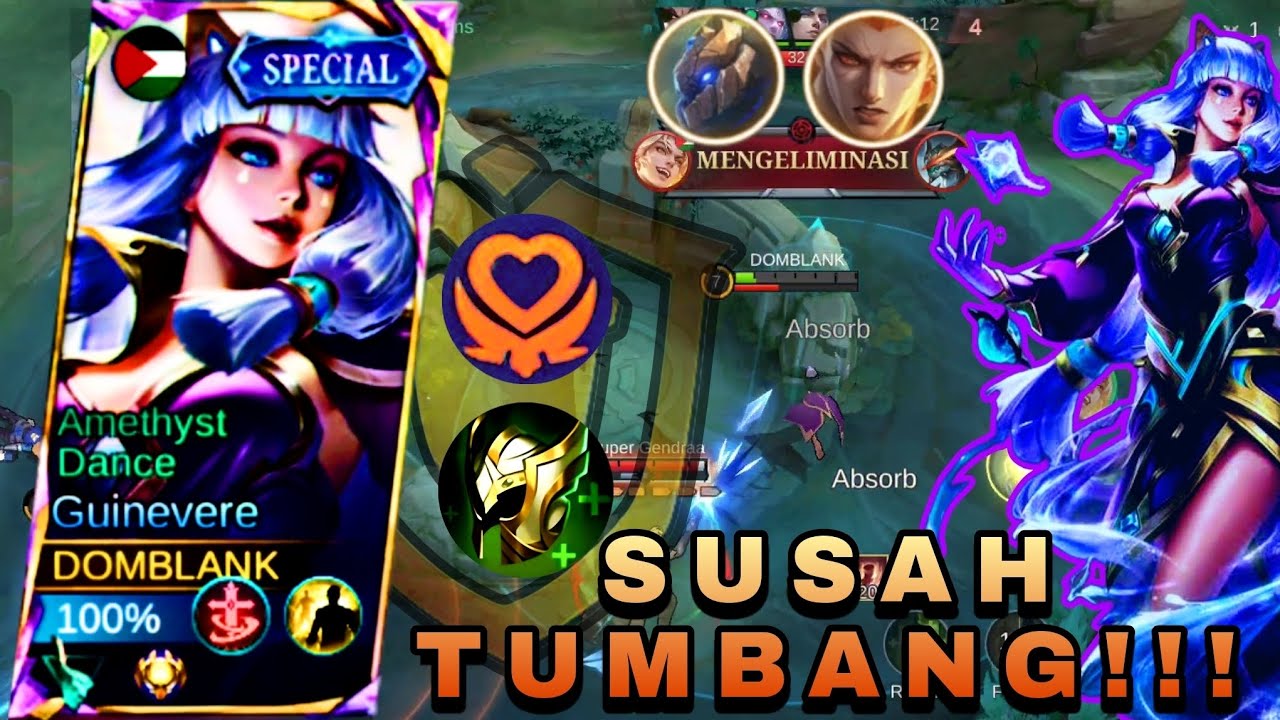 [MEKANIK PLAY] [SOLO RANK] GUINEVERE ROAM TANK BIKIN MUSUH HILANG AKAL🤣