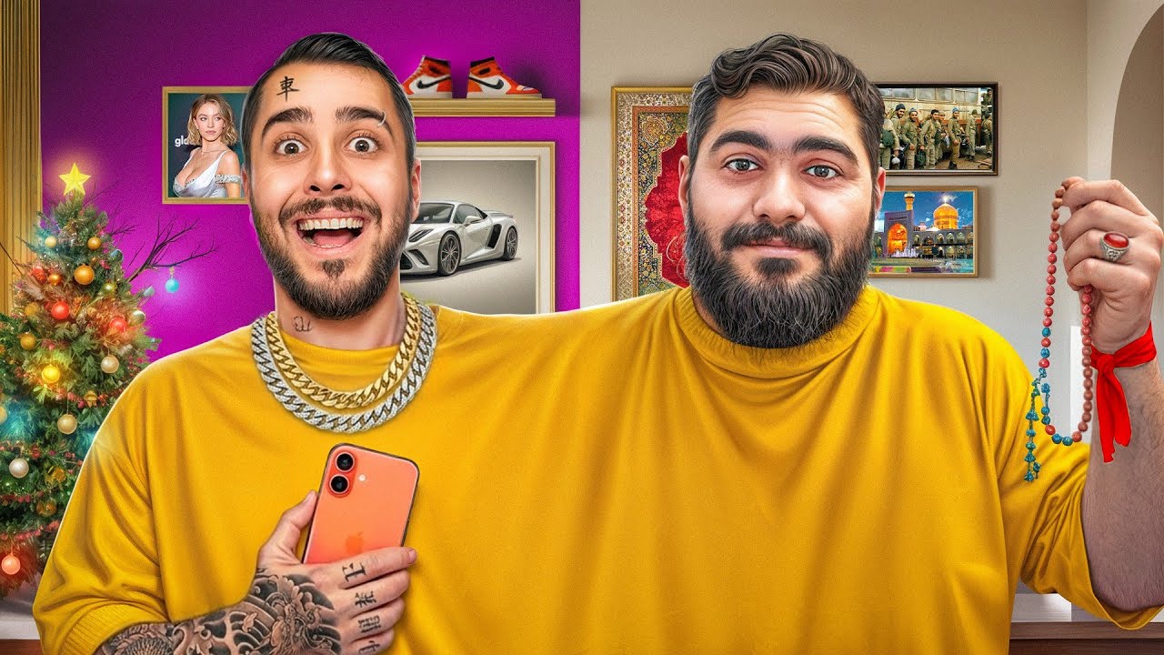 چارچنگولی در دنیای واقعی😜(دو سبک زندگی متفاوت با حاجی😂)