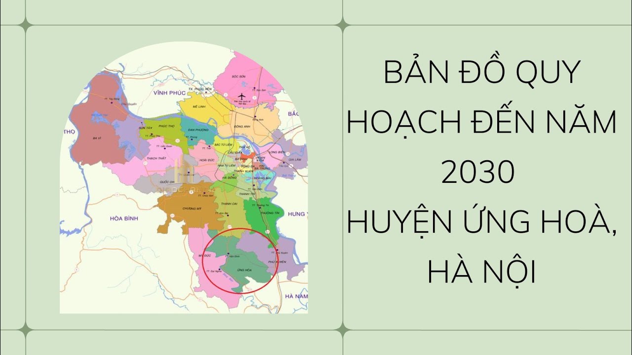 Bản Đồ Quy Hoạch Sử Dụng Đất Huyện Ứng Hóa, Hà Nội Năm 2030 | Kiểm Tra Thông Tin Quy Hoạch Đúng Nhất