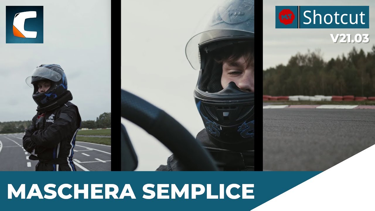 Shotcut 21.03 - Filtro: maschera forma semplice [Tutorial Ita]