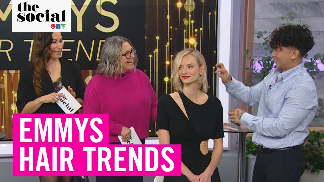 Emmy Hair Trends! Red Carpet Styles + Easy Styling Tricks | The Social