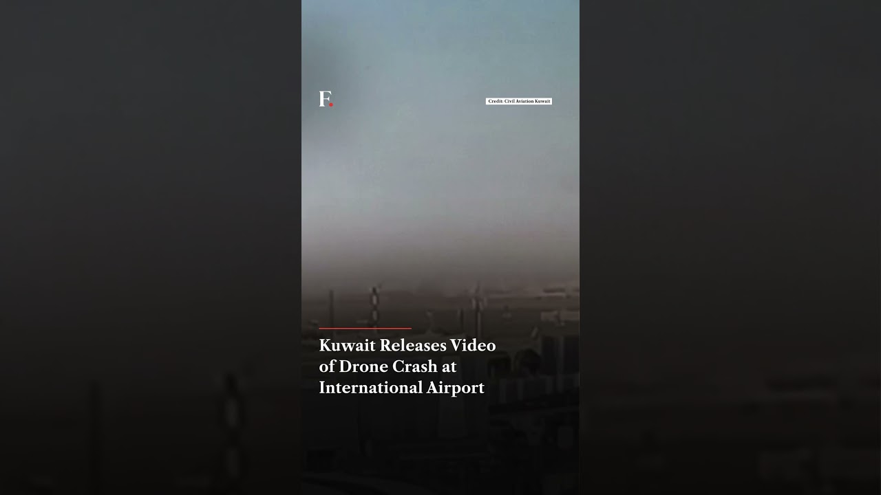 Kuwait Releases Video of Drone Crash at International Airport | Firstpost News | N18G