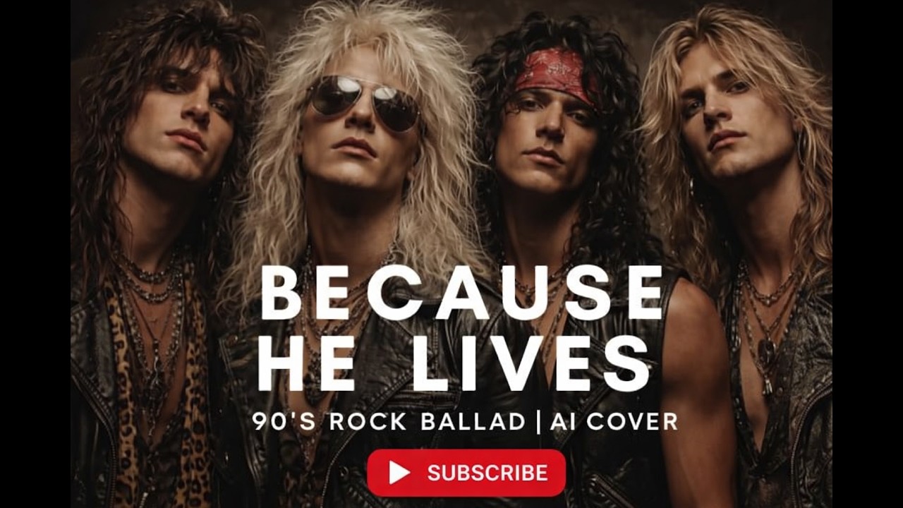 Because He Lives - 90’s Rock Ballad (AI COVER)
