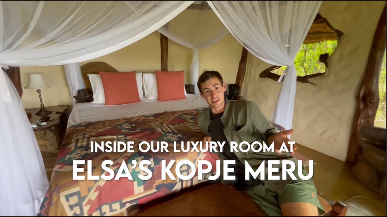 Kenya Safari VLOG -  Luxury Room Tour at Elsa's Kopje Meru