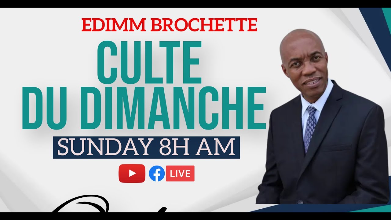 Culte du dimanche 14 Avril de EDIMM Brochette | Pasteur Tony JEAN  | ABONNEZ , LIKEZ ET PARTAGEZ .