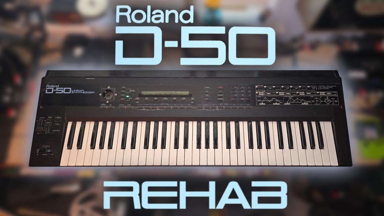 Roland D-50 Rehab and Aftertouch Repair