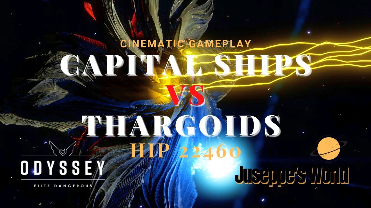 Elite Dangerous Odyssey / Capital Ships vs Thargoids / HIP 22460