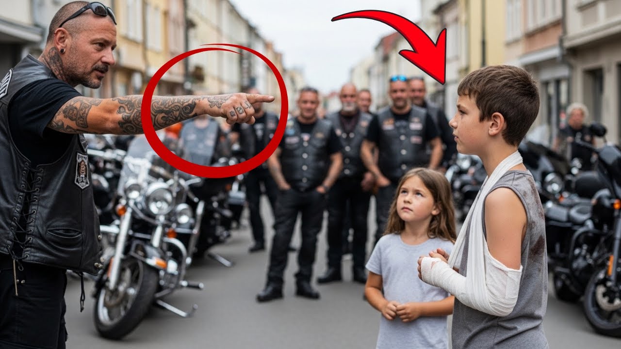 “He Broke His Arm Protecting the Biker’s Daughter — And the Club’s Response Stunned Everyone.”