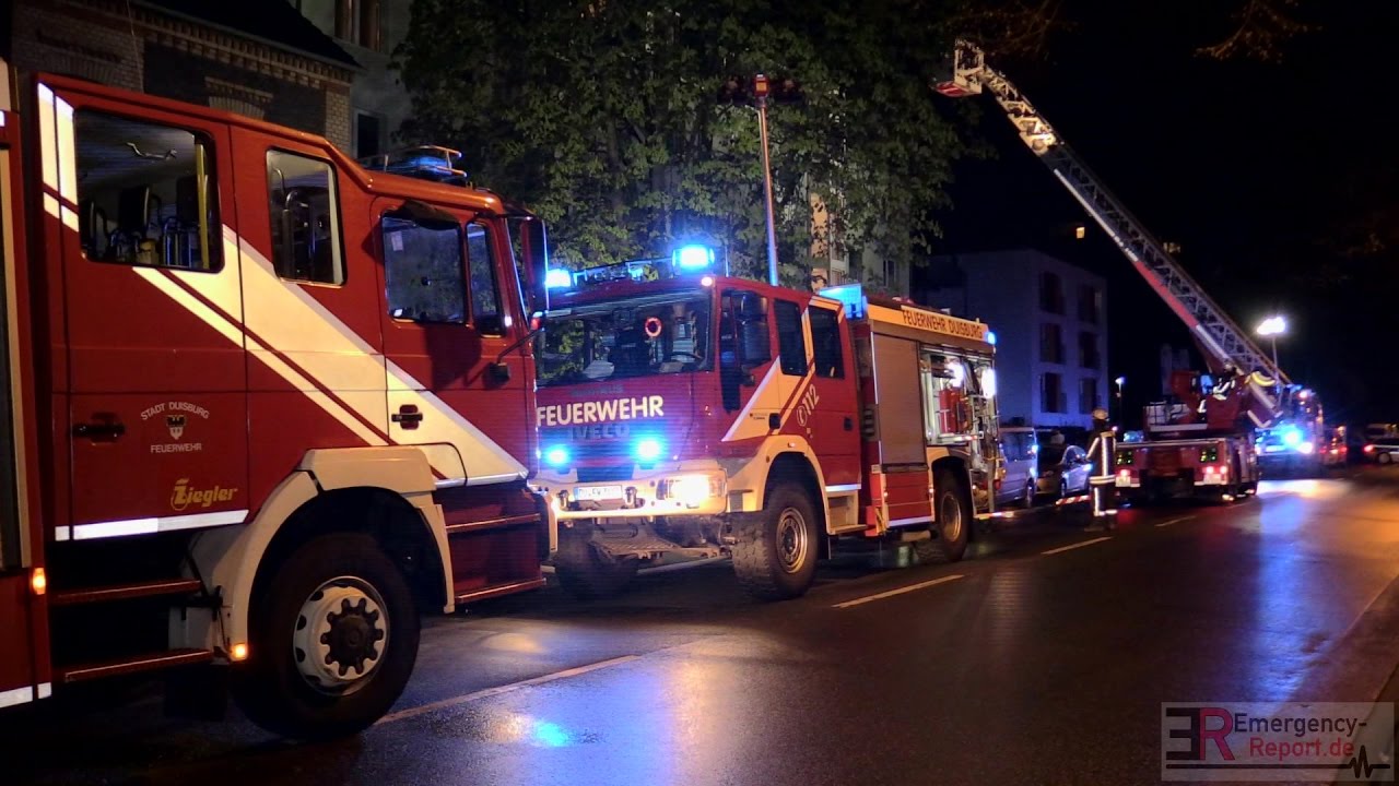 ++ WOHNUNGSBRAND MIT MENSCHENRETTUNG ++ -[FEUERWEHR DUISBURG]-