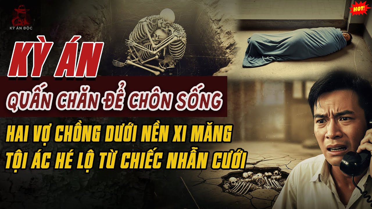 Kỳ &Aacute;n Trung Quốc Mới: QUẤN CHĂN CH&Ocirc;N SỐNG HAI VỢ CHỒNG Tội &Aacute;c R&ugrave;ng Rợn H&eacute; Lộ Từ Chiếc Nhẫn Cưới