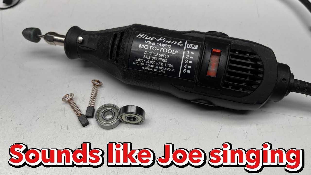 Why is my Blue Point YA3950B (Dremel 395) Moto-tool so noisy? Disassembly