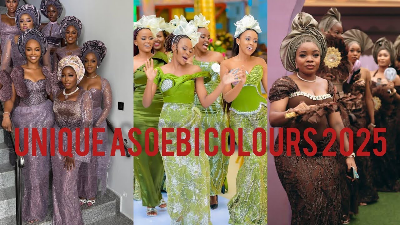 Unique Asoebi colours inspiration