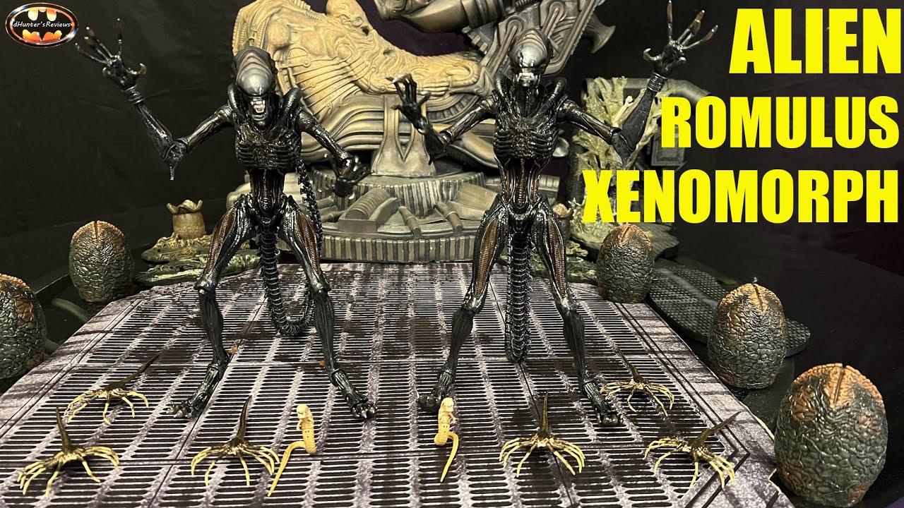 NECA Alien Romulus Scorched Xenomorph Action Figure Review & Comparison