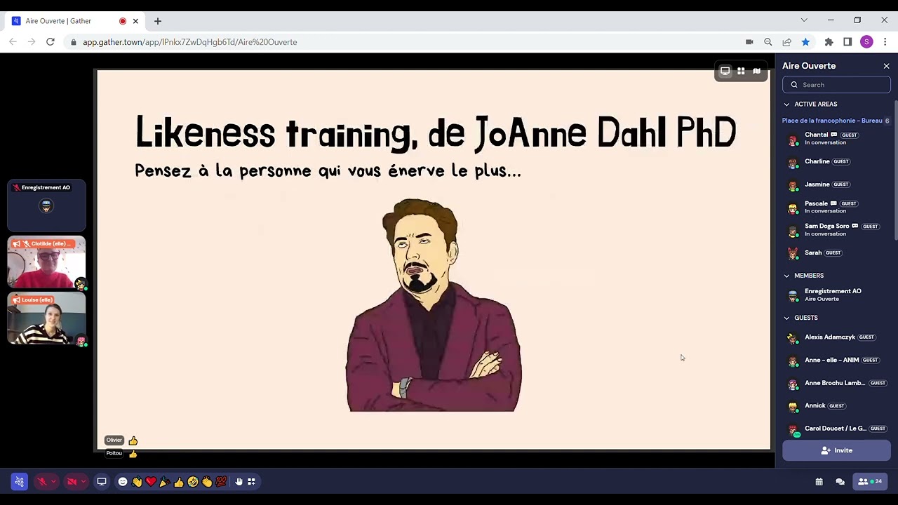 Formation sur la communication non violente avec Louise