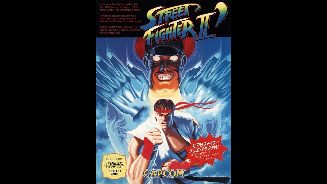 Sharp X68000 longplay 🔵 Street Fighter II 🔵🔴 Champion Edition 🔴