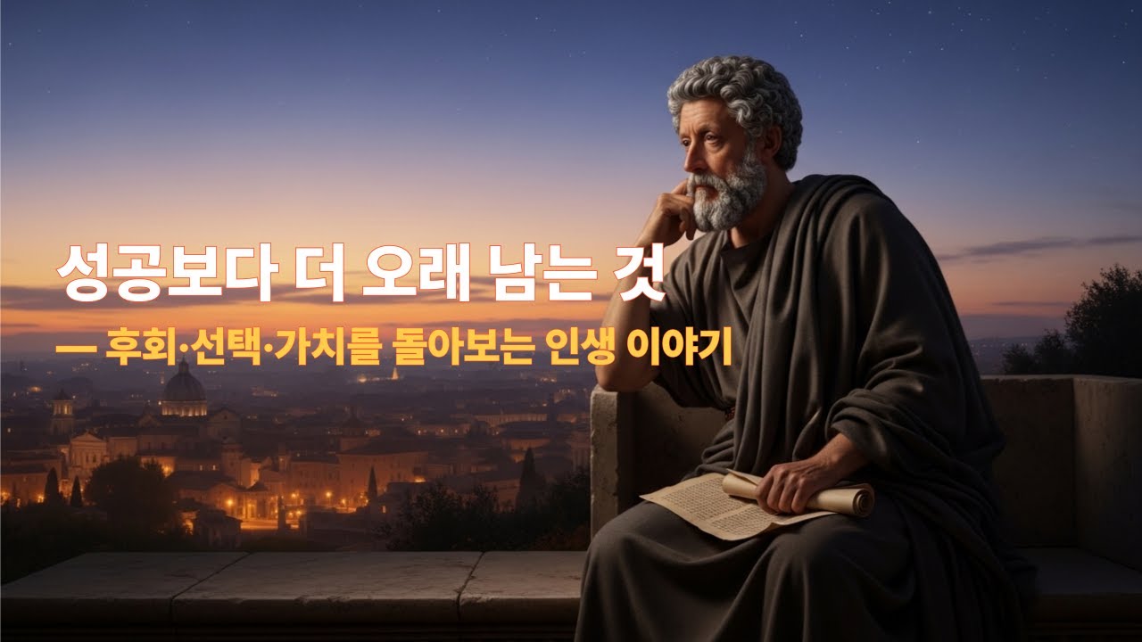 후회, 선택, 그리고 가치에 대한 인생 이야기 #어르신 #시니어  #부모  #황혼  #감동사연  #인생사연 #건강 #철학 #명언