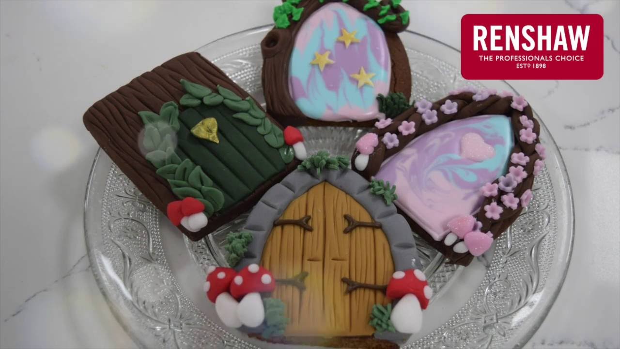 Gingerbread Fairy Door with Ready to Roll Fondant Icing