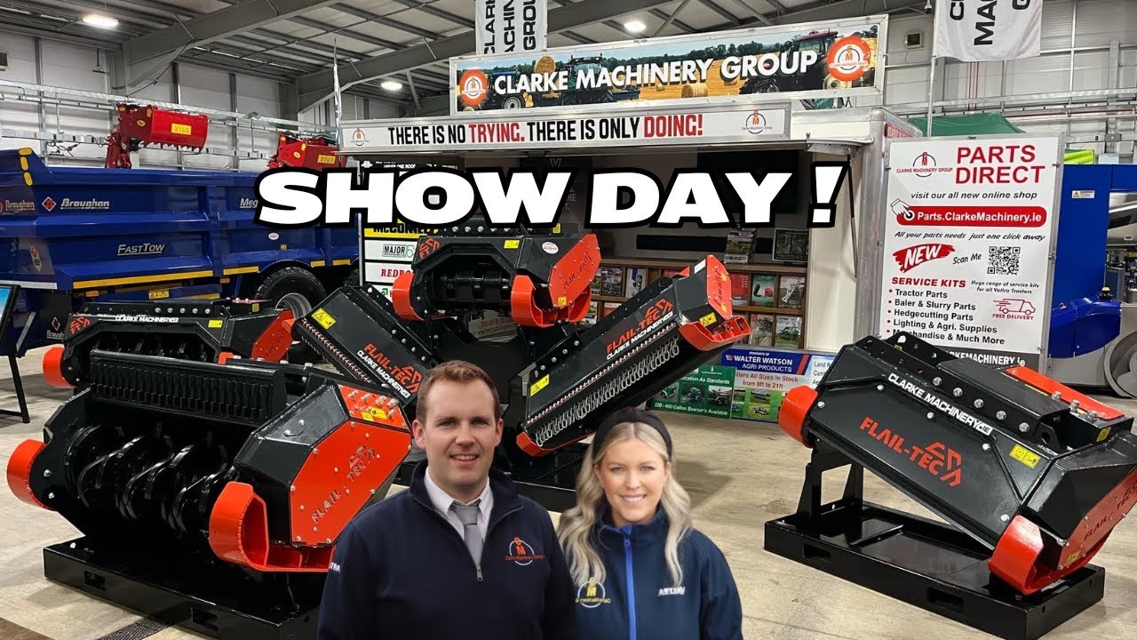 Spring Farm Machinery Show in the Eikon Centre , Flail Tec , Slanetrac ,Valtra ,Keltec & More !
