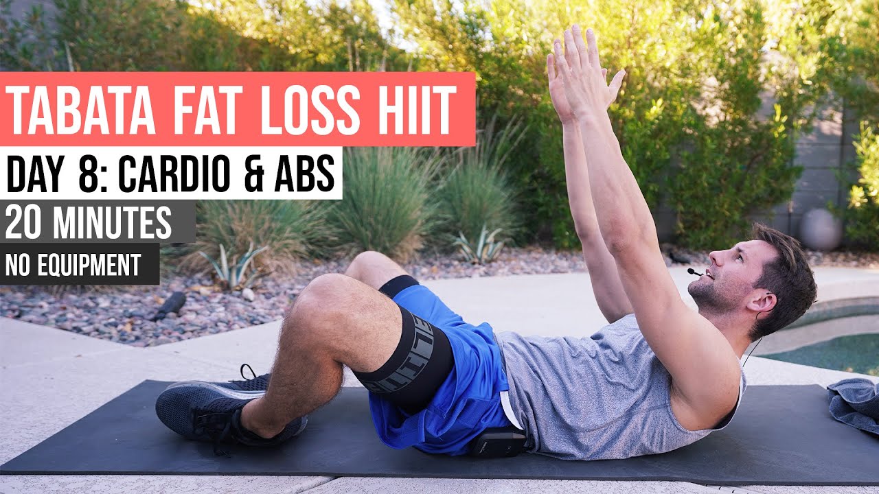 Day 8: 20 Minute Tabata Fat Loss HIIT Series (No Equipment)