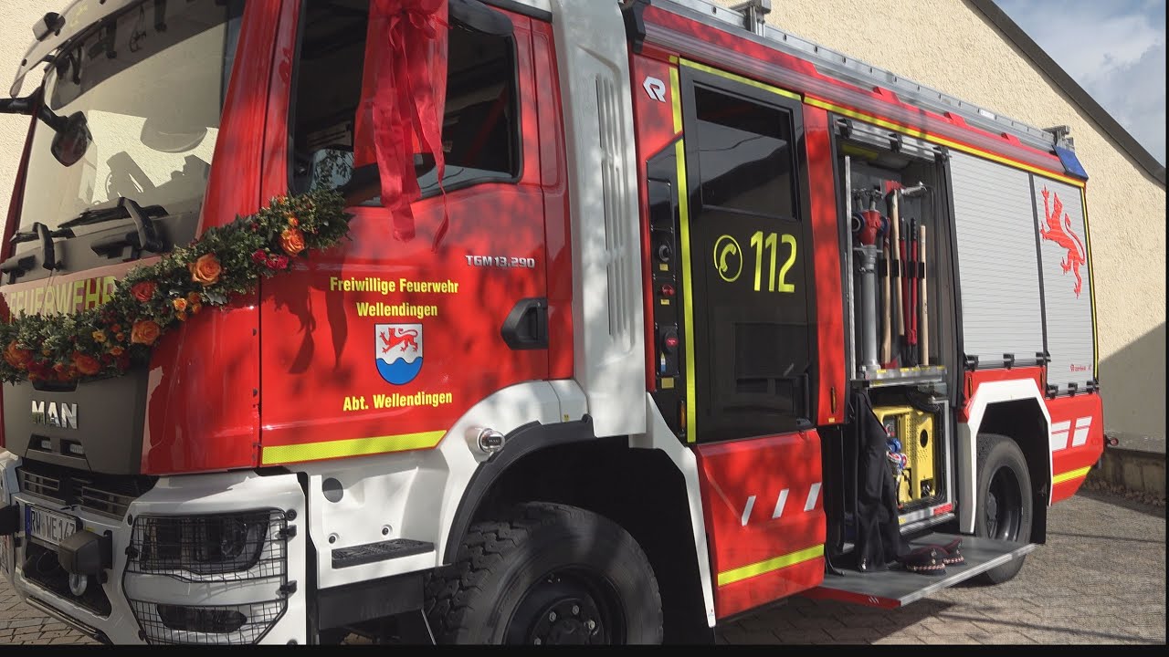 Fahrzeugweihe Feuerwehr Wellendingen HLF10 am 07.05.2023