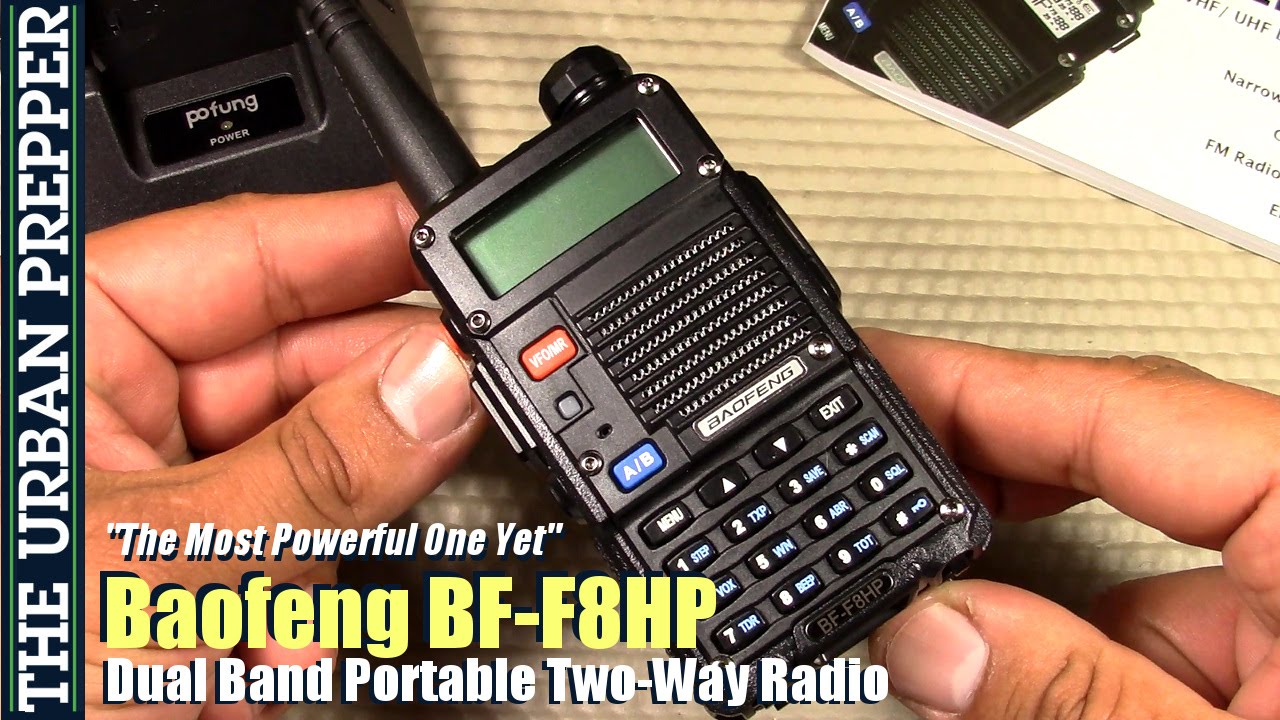Baofeng BF-F8HP Radio Review by TheUrbanPrepper