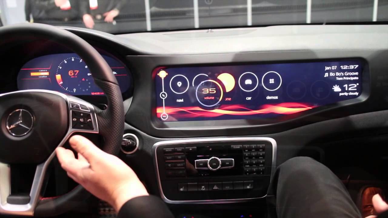 Inside the QNX cars at CES 2014