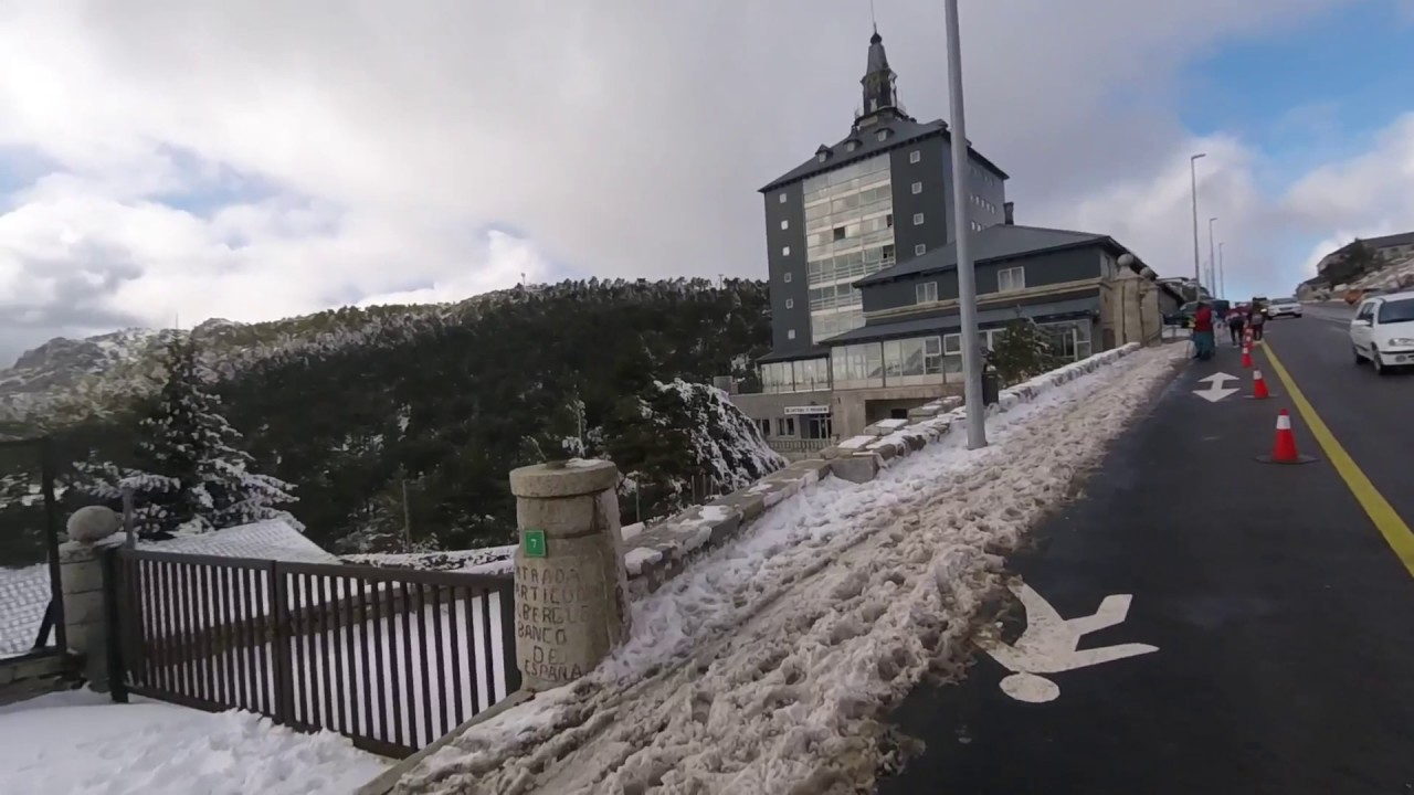 Subida de la Estacion de Renfe Navacerrada al Puerto de Navacerrada