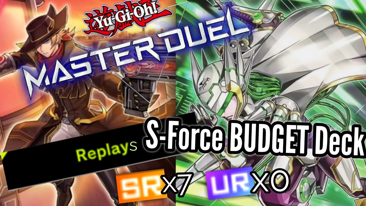 S-Force BUDGET Deck Replays [Fusion Festival Gameplay] Yugioh! Master Duel