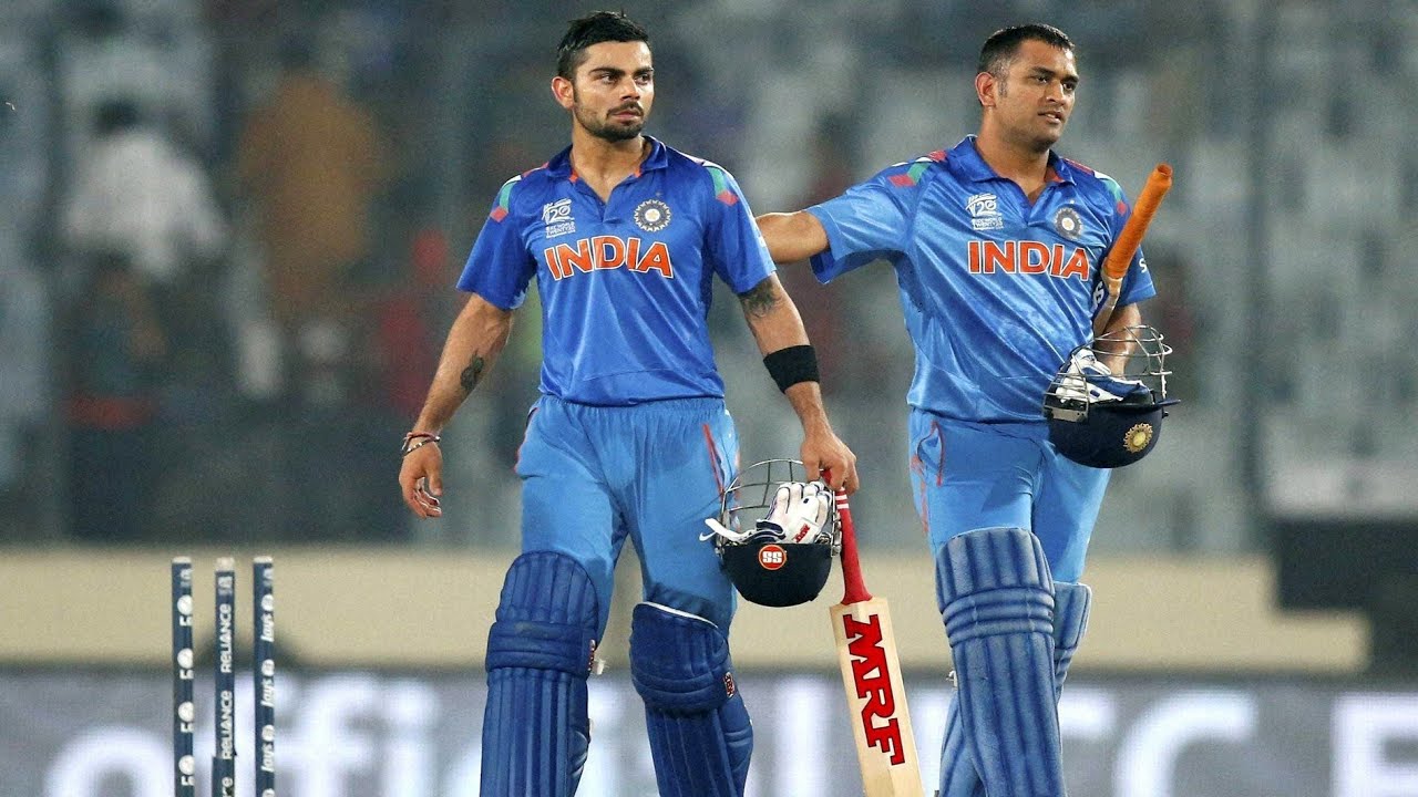 ms Dhoni and king kohli ka naya andaz attitude entry cricket stadium
