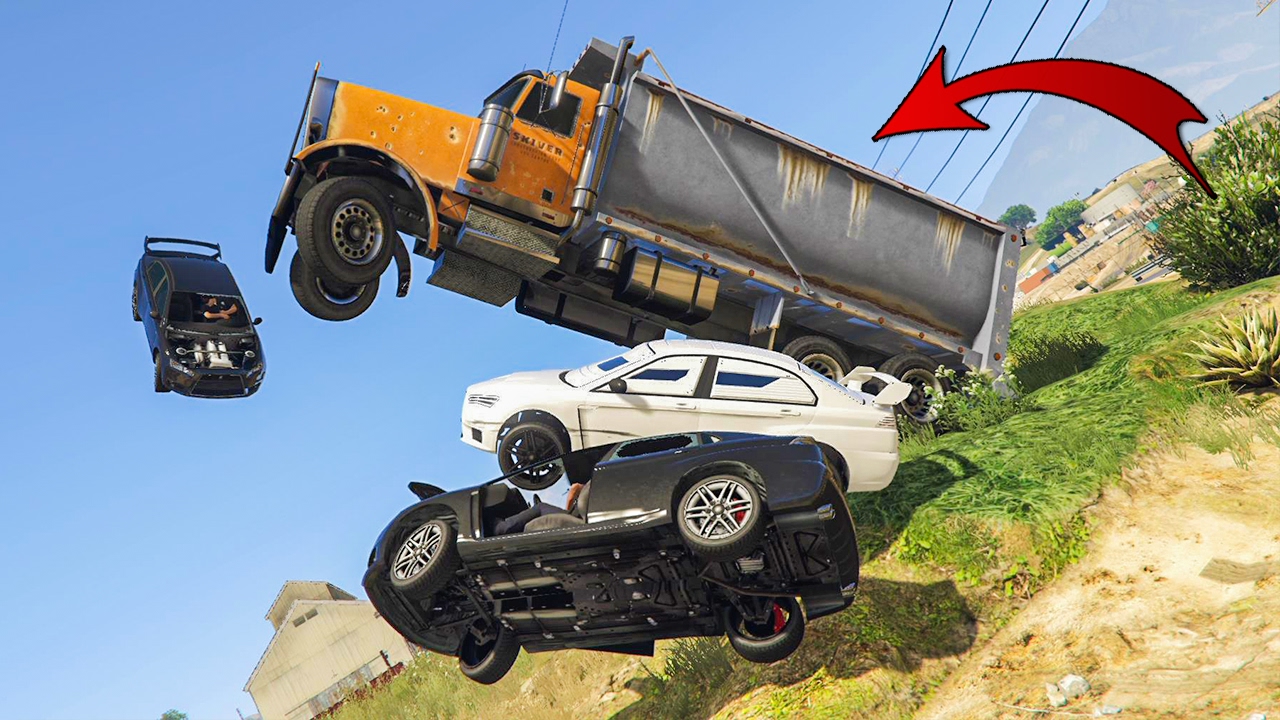 SI IL FREINE IL EXPLOSE ! GTA 5 ONLINE