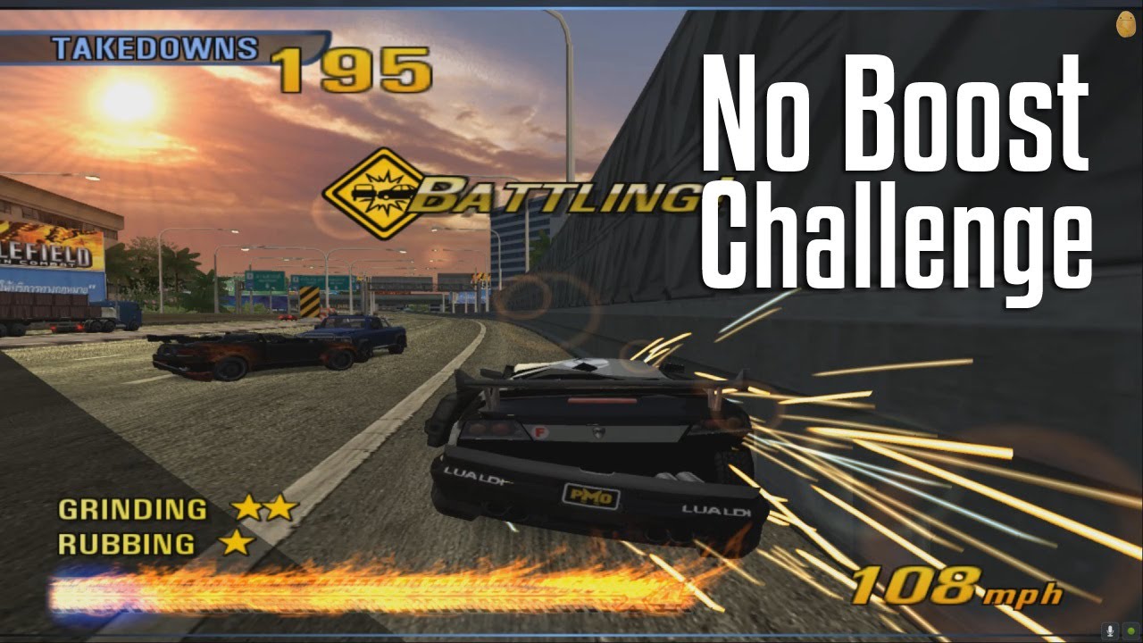 Burnout 3 | 195 Takedowns | Tropical Drive Eastbound Road Rage | Compact Prototype (No Boost)