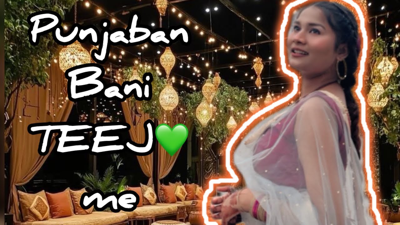 Teej Vlog 2025💚 | Chattisgharhi Teeja Pora🌻 | Radhika Lahre Vlogs | Punjaban Look
