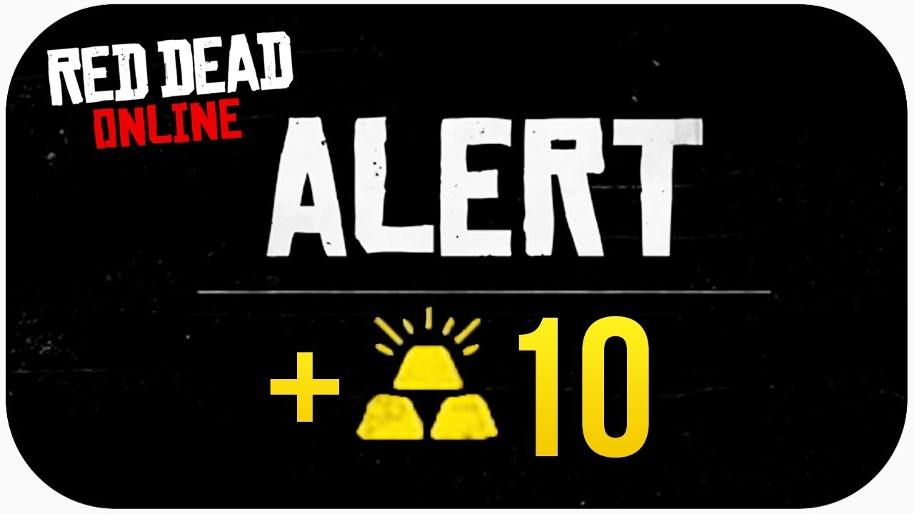 Как получить 10 БЕСПЛАТНЫХ ЗОЛОТЫХ СЛИТКОВ в Red Dead Online! (Легко!)