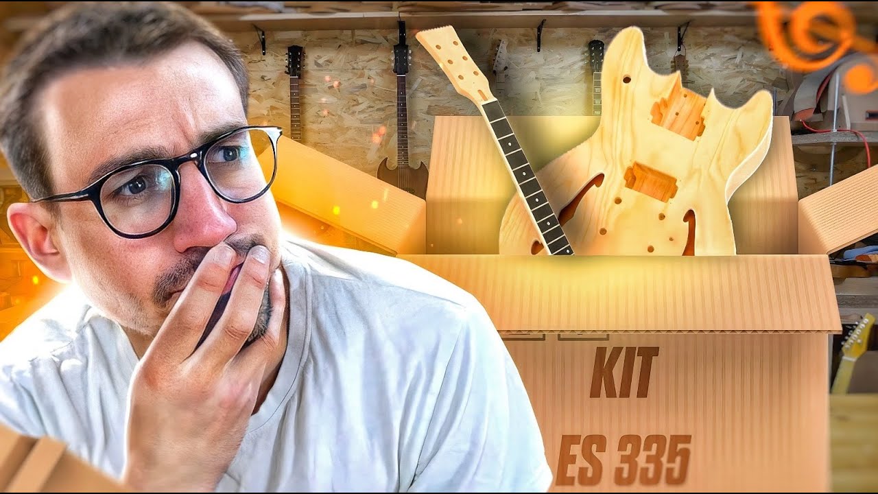 KIT Guitare Harley Benton HB-35 : déballage et contrôle du kit type GIBSON ES-335 THOMANN