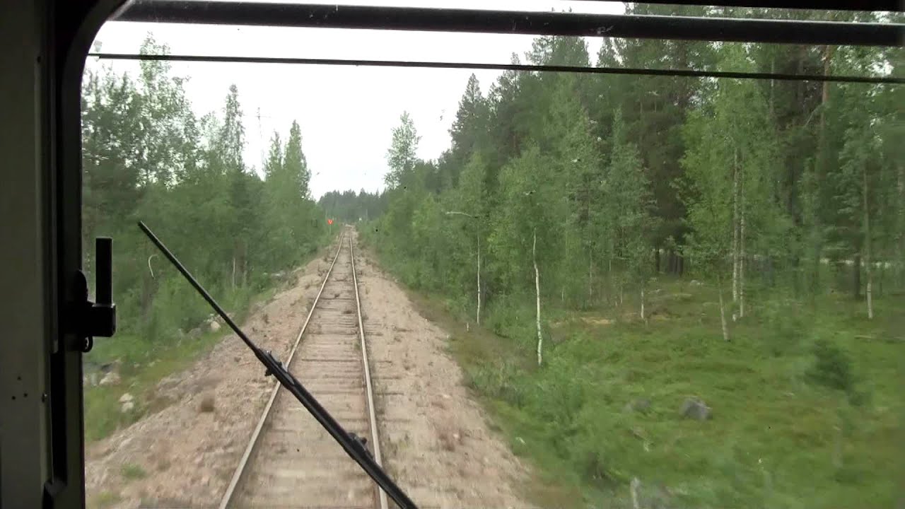 Oväntat stopp på Inlandsbanan