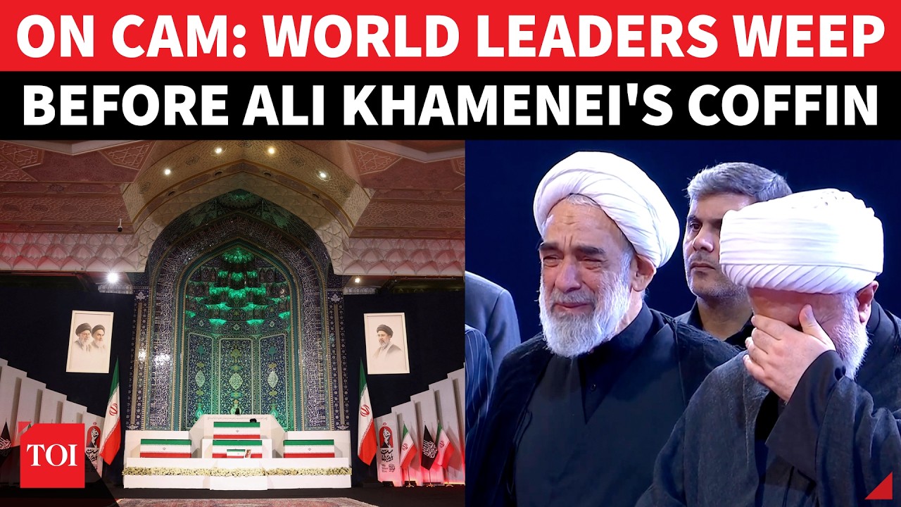 World Leaders IN TEARS At Khamenei&rsquo;s Funeral, BREAK DOWN Before His Coffin In Emotional Scenes