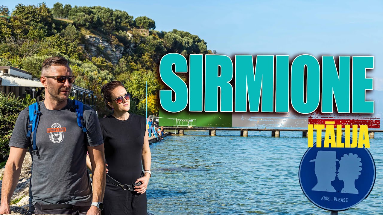 Itālija - Sirmione, Gardas ezers. Saulrieta laivas brauciens. 2.sērija