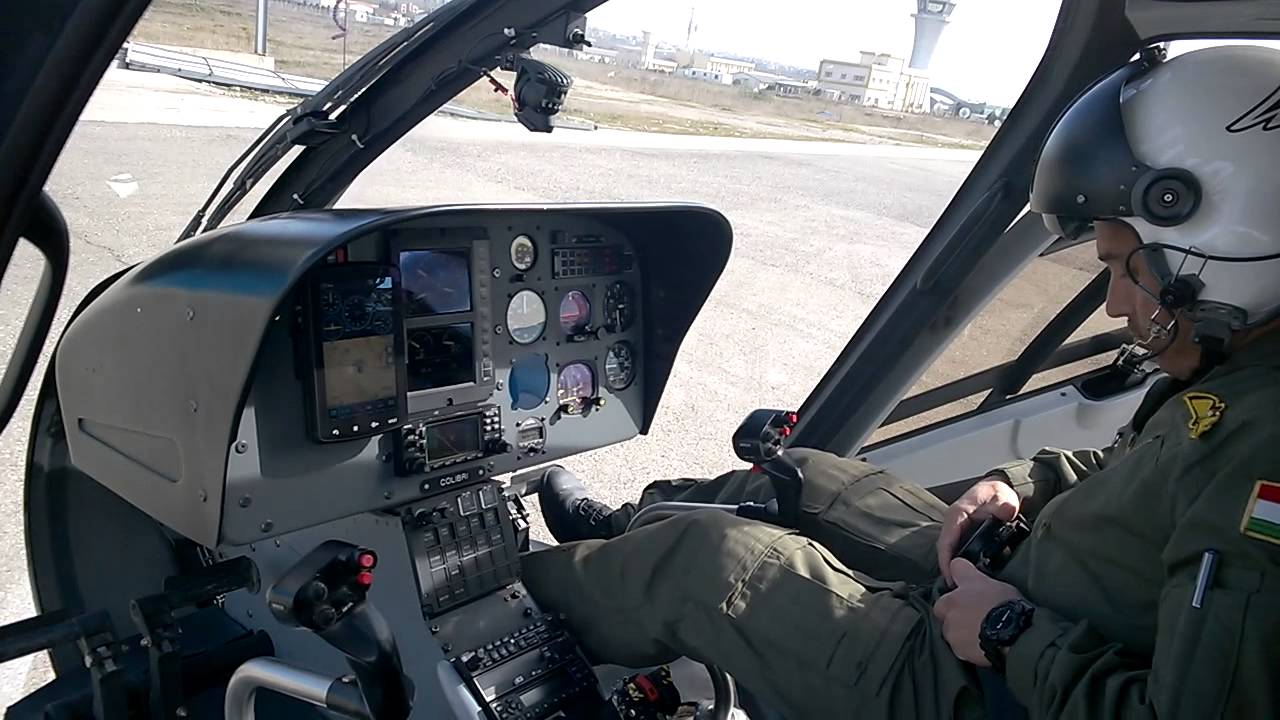 Engine start up EC 120 with Colonel Hussin