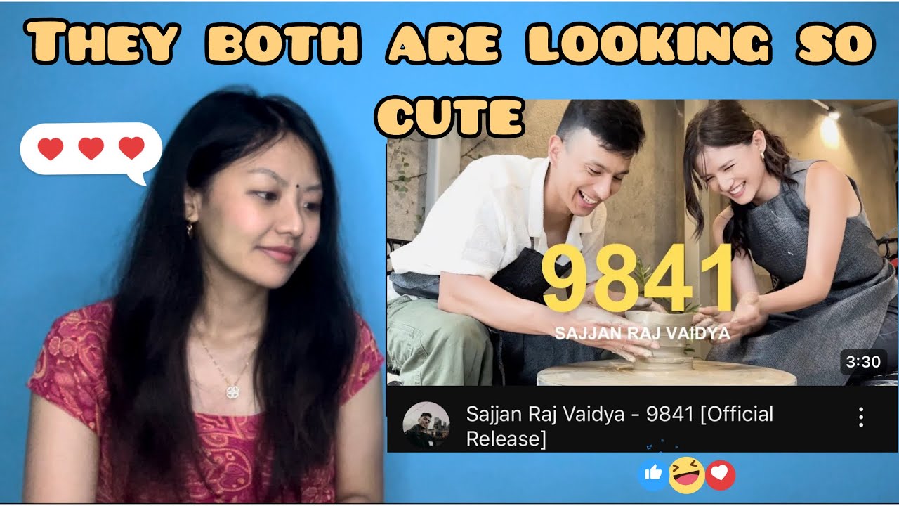 Reacting on 9841- Sajjan Raj Vaidya official music video ✨🇳🇵 #reactionvideo #sajjanrajvaidya
