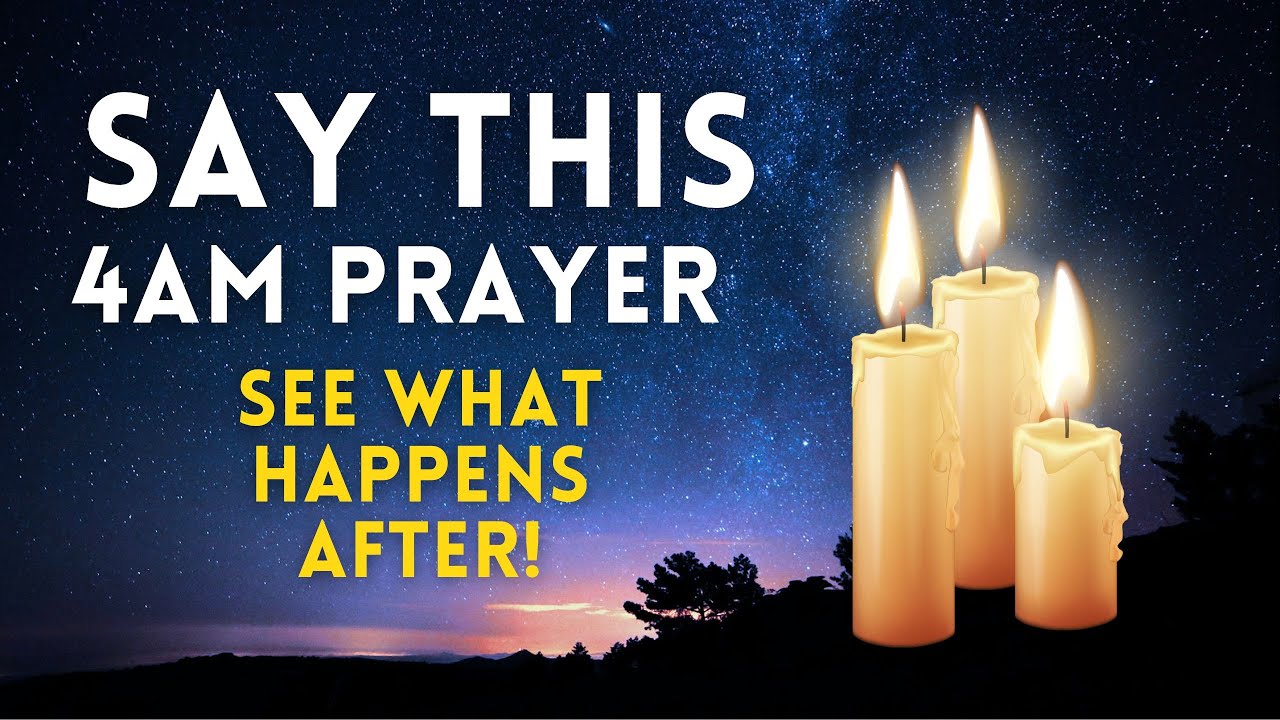 How to Pray When You Wake Up At 4am | POWERFUL PROTECTION PRAYER