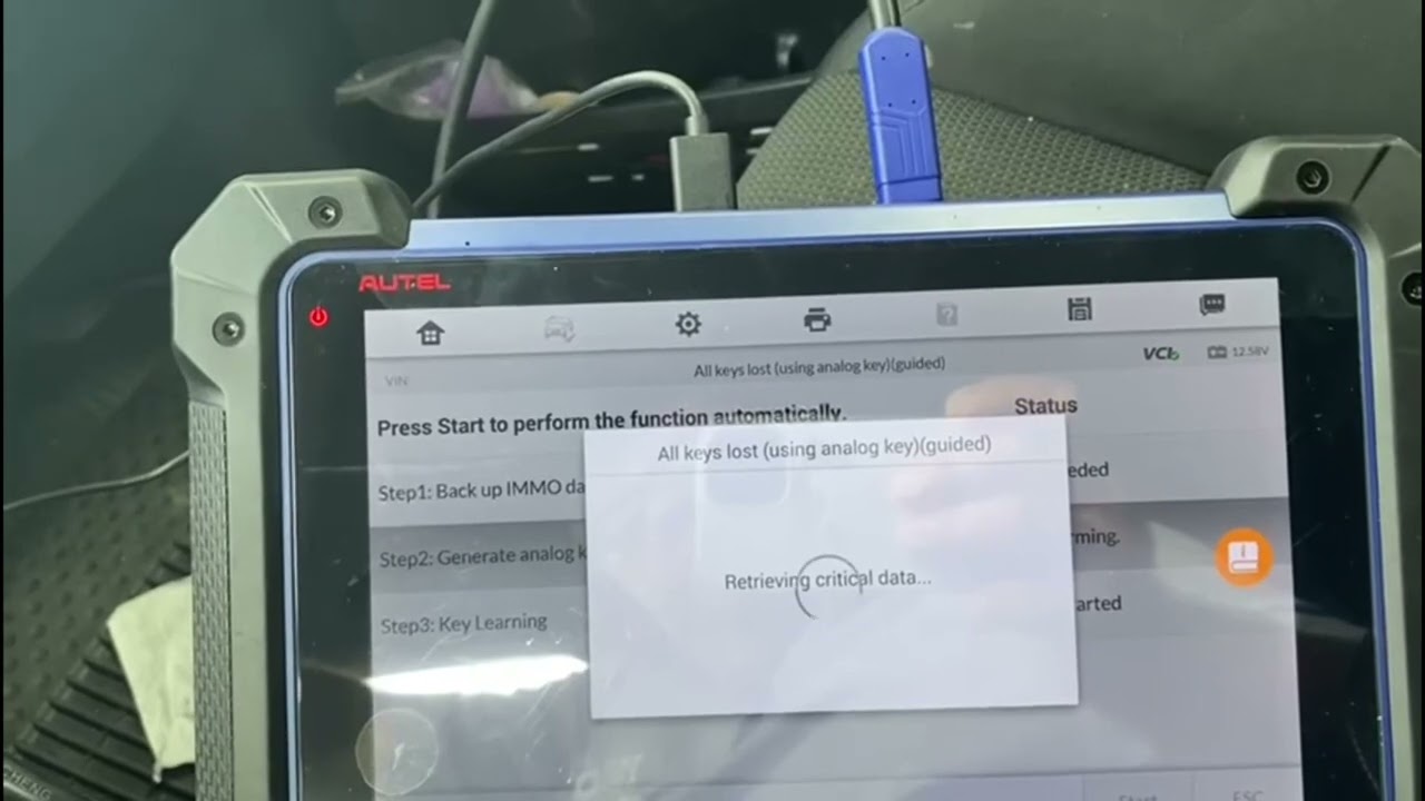AUTEL IM608 - TOYOTA RAV4 2017- SMART KEY - ALL KEYS LOST- NEW KEY PROGRAMMING
