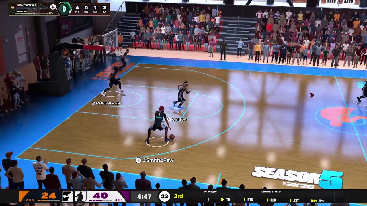 NBA2K26 | 🙂‍↕️🌠|   Stream LIVEW/ Cg1464 Subscribe Like Share👍🏽 #GAMER#100#FYP#SEASON5#RUN