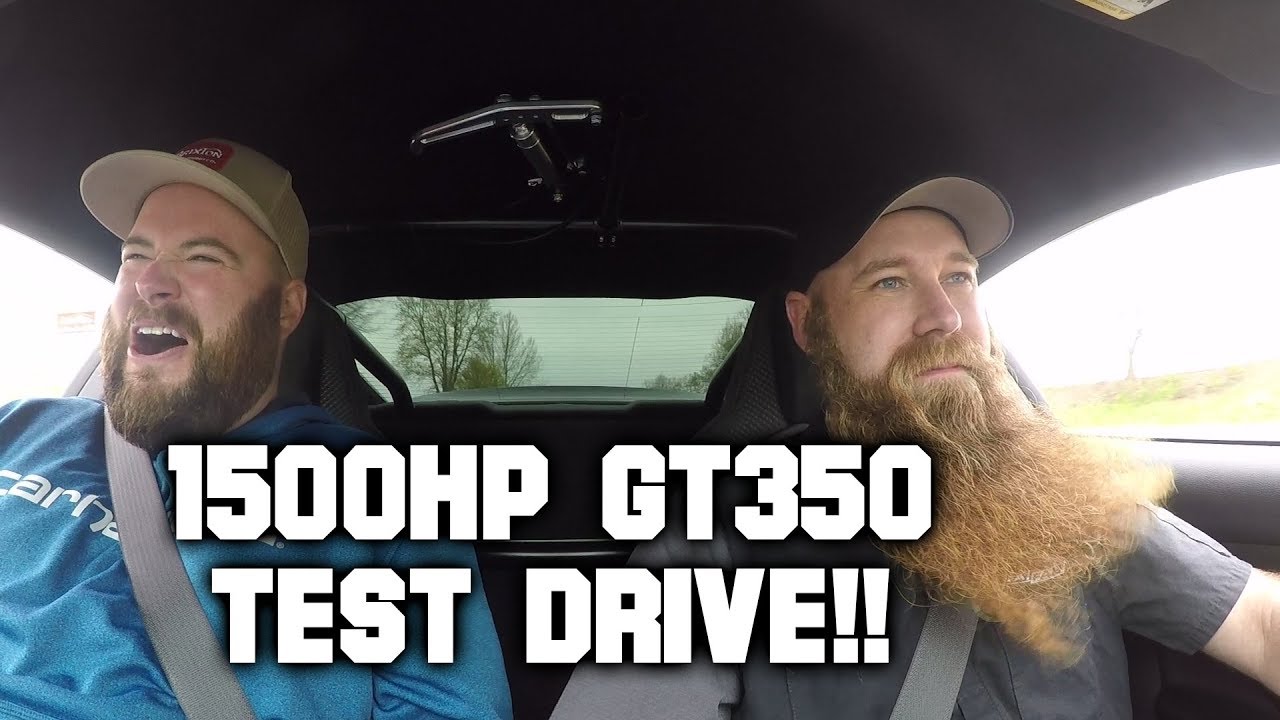 1500 hp Twin Turbo GT350 Test Drive | Fathouse Performance 1400R
