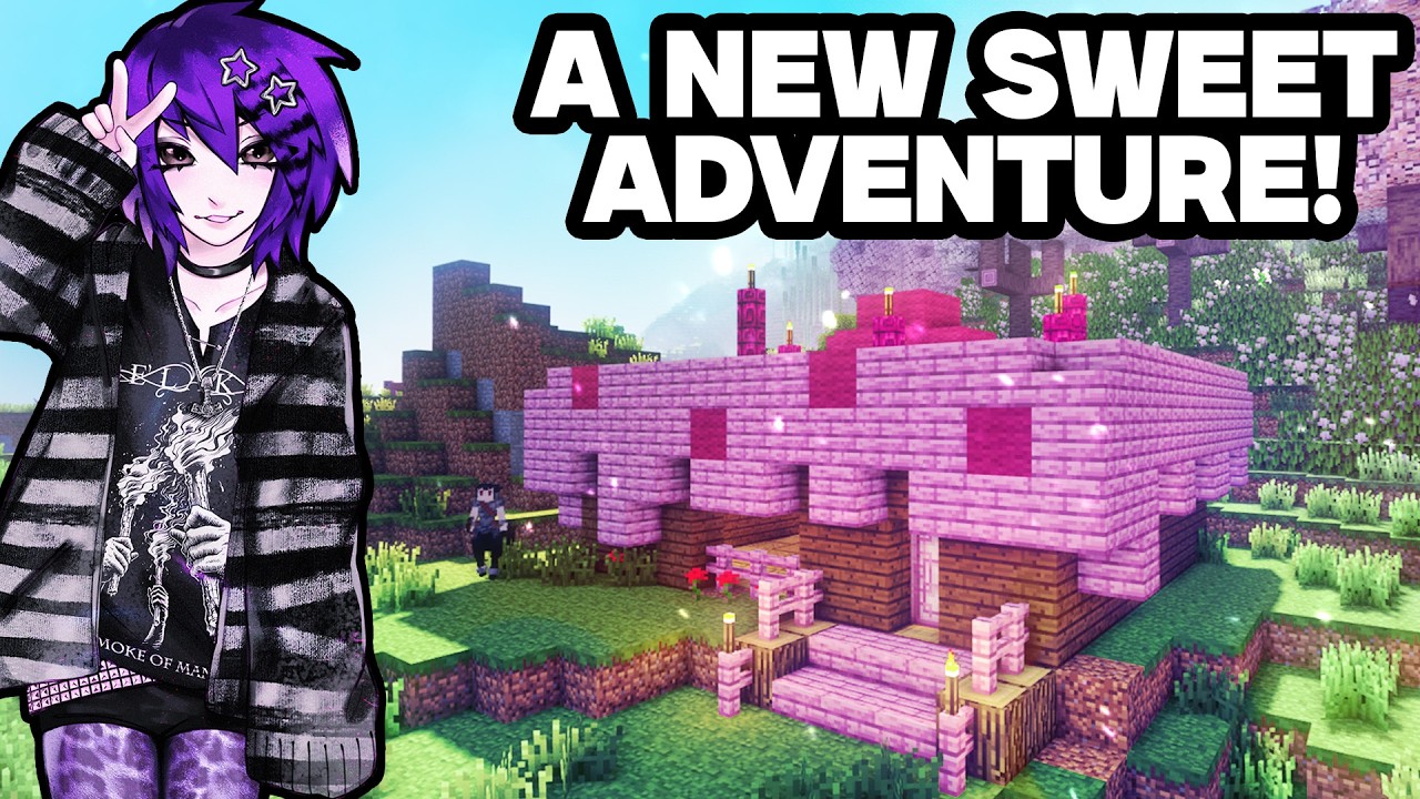 Starting A New Minecraft Adventure With THE COOLEST World Ever!!! 🍭 Luvcraft Ep 1