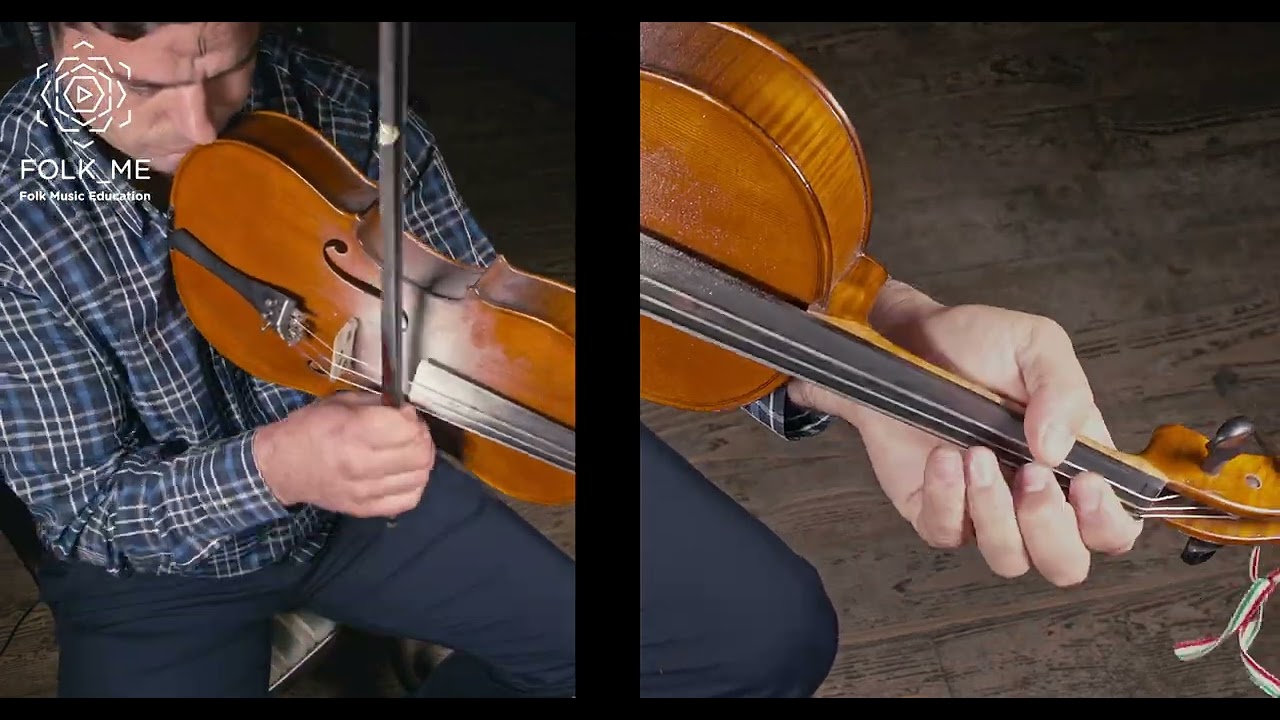 (3-STRINGED VIOLA 02) Sűrű verbunk, lassú csárdás, gyors csárdás és szökő /// folk-me.com