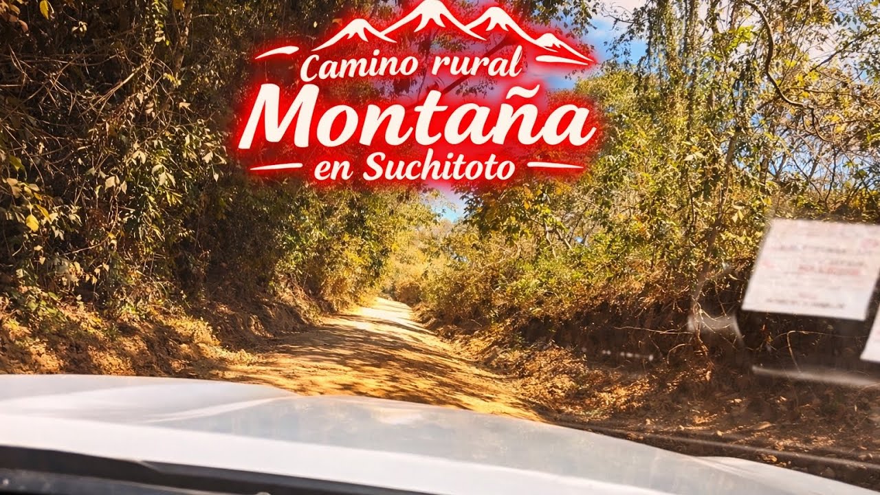   QUE SUSTO PASAMOS en CAMINO RURAL En la Montaña de san jose guayabal hacia SUCHITOTO..