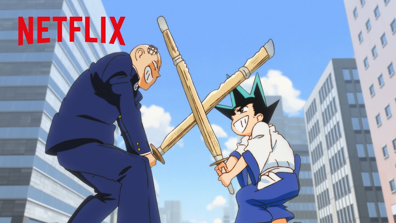 Bus Top Battle | YAIBA: Samurai Legend | Clip | Netflix Anime